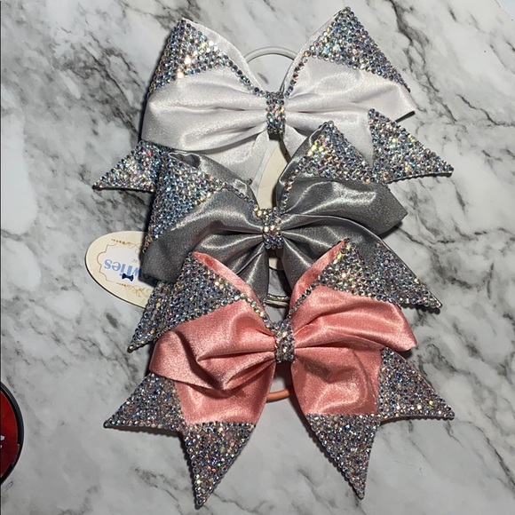 🆕Crystal hair bows - Picture 7 of 8